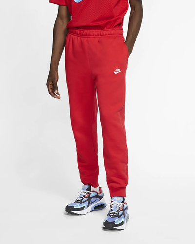 Мужские флисовые джоггеры Nike Sportswear University Red/White Club (BV2671 657)