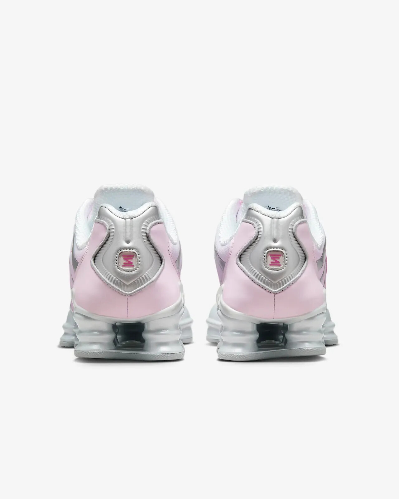 Pre-owned Nike Women's Shox Tl Shoes - Metallic Platinum/ Pink Foam (hv2520-001) In Silver