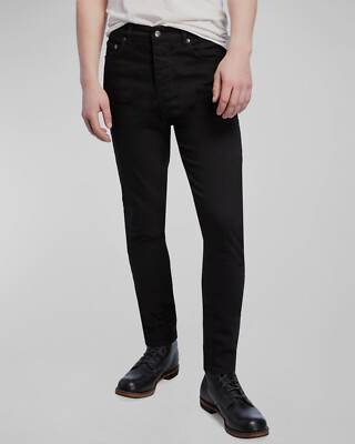 $195 KSUBI Men's Black Chitch Laid Slim Fit Jeans Pants Size 33