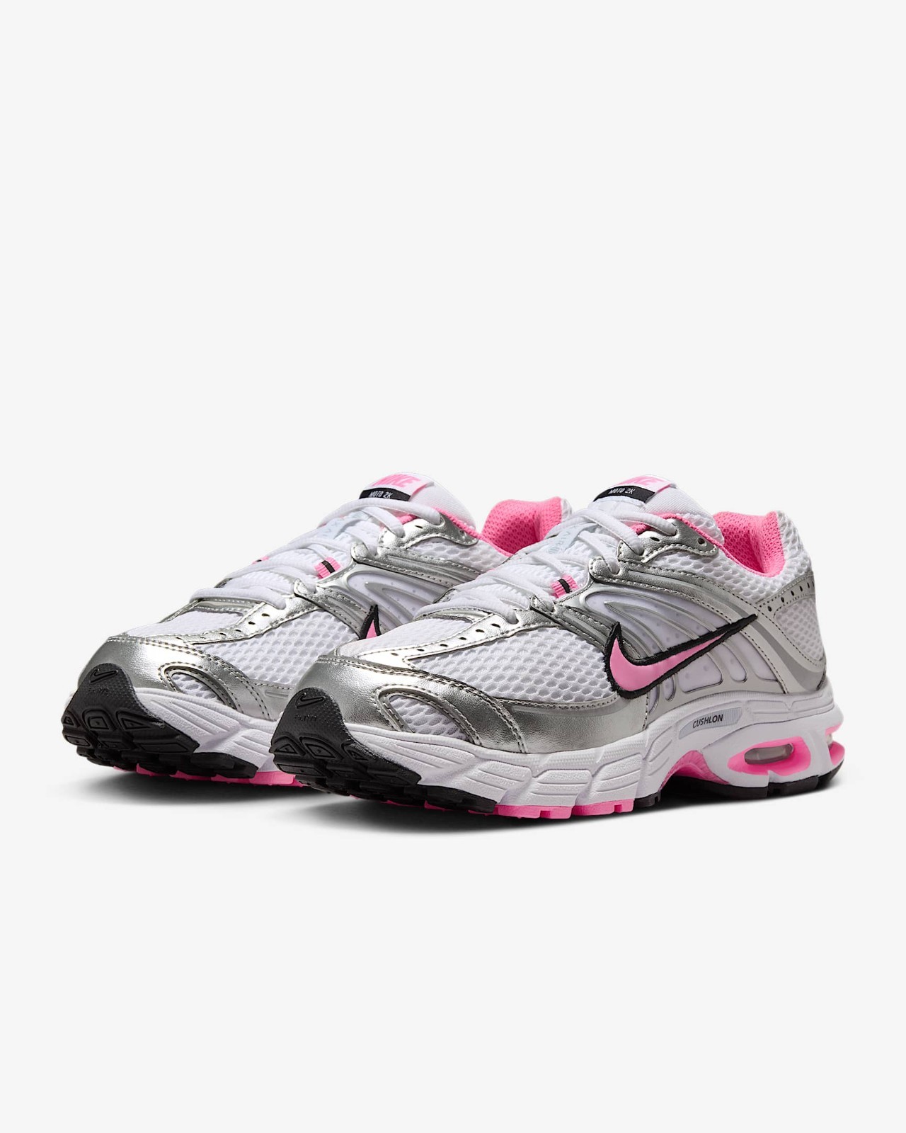 Nike Air Max Moto 2K - White/Metallic Silver/Pink HQ2056-101