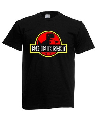T-shirt Homme "NO INTERNET" funny rigolo humour