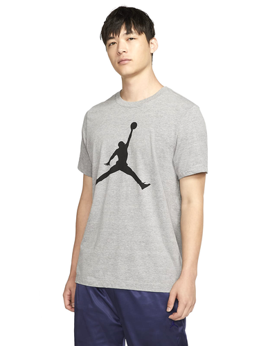 

Мужская футболка Jordan Jumpman серо-черная, Grey/black