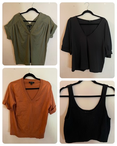 

Лот из 4 рубашек Banana Republic и Gap, размер, Multicolor