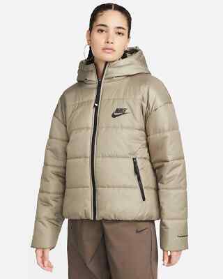 Nike Size XL Sportswear Therma-FIT Repel Women's Synthetic-Fill Hooded Jacket