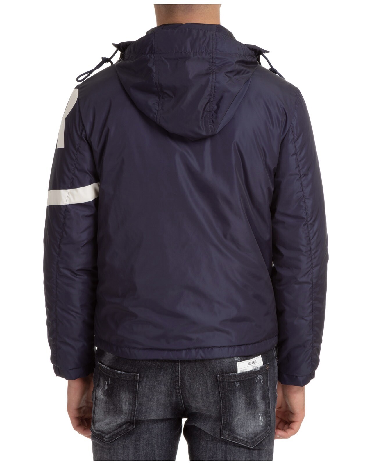 Pre-owned Moncler Bert Hooded Jacket Down Filled Large Size 4 In Blue