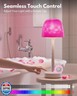 Funlenry Spa-Like Shower Lamp - Waterproof Bathroom Lamp with 16 Color Ocean Wave Projector, Rechargeable Shower Light with Touch and Remote Control, Cordless Light for Inside Shower/Bathtub