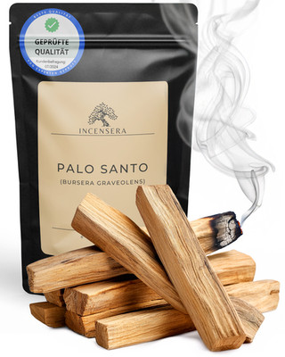 Palo Santo Räucherholz 8 Sticks 10cm – Heiliges Holz Räucherstäbchen Meditation