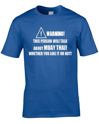 Muay Thai Mens T-Shirt Funny Hobby Martial Arts Fighting Gift Idea 3XL 4XL 5XL