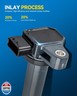 PHILTOP Set of 4 Ignition Coil Pack and Iridium Spark Plugs Fits for Subaru 2011-2012 Forester Naturally Aspirated,2012 Impreza 2.0L