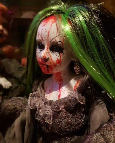 ooak Künstlerpuppe GOTH zombie horrordoll Spooky Horror gore horror doll