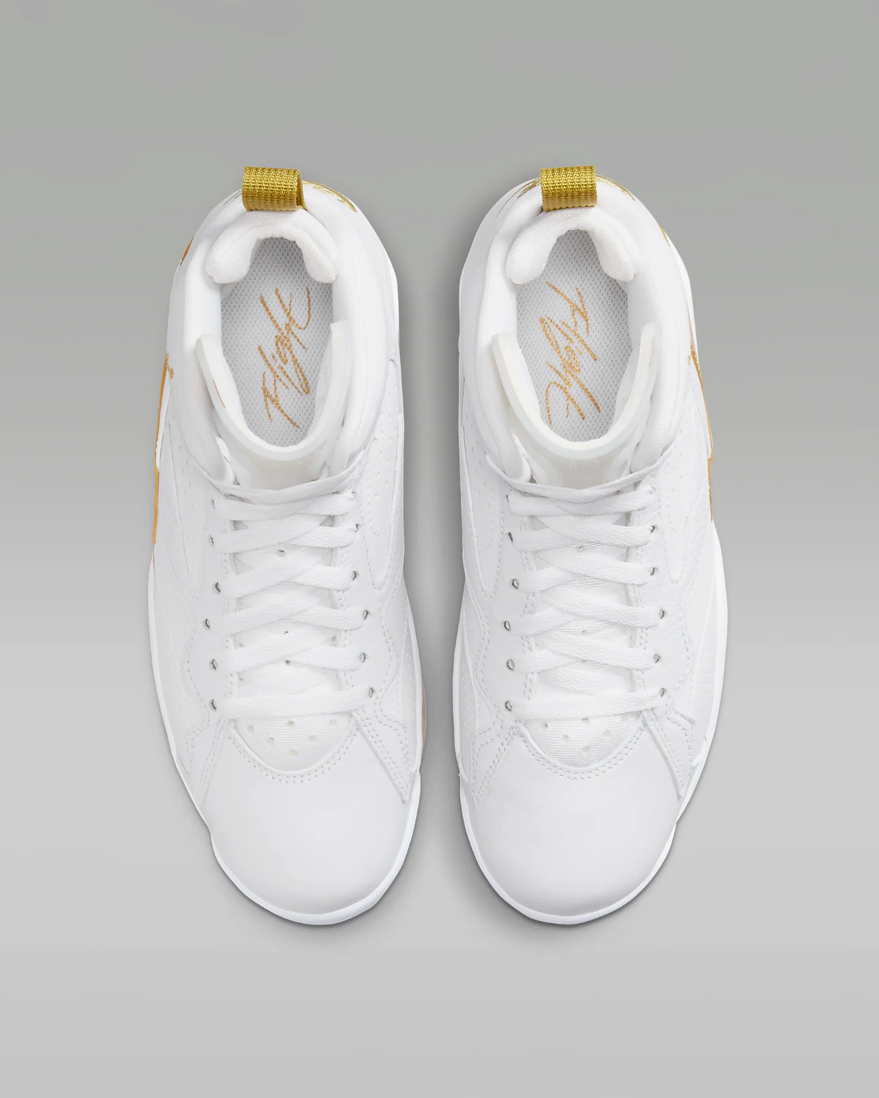 Pre-owned Jordan Air  Jumpman Mvp?nib Women's Casual Shoes White/metallic Gold