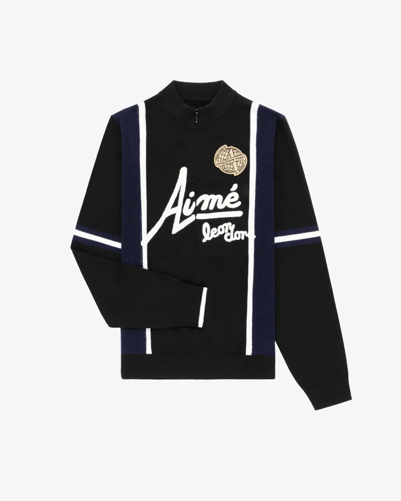 Aime Leon Dore Knit Long-Sleeve Cycling Jersey - Black | eBay Aime Leon Dore Knit Long-Sleeve Cycling Jersey - Black | eBay