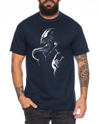 Eddi Brock Side Herren T-Shirt Cooles lustiges Fun Shirt