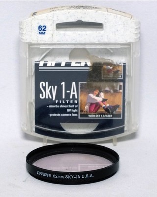 Tiffen 62mm 62 mm Skylight 1A Filter 35mm SLR Film DSLR Digital