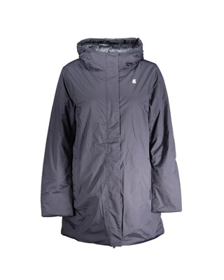 KWAY K-WAY POLYAMID LANGARMJACKE MIT KAPUZE UND REISSVERSCHLUSS - OUTERWEAR - BLUE