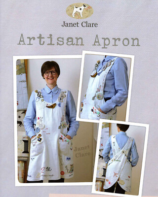 JANET CLARE ''ARTISAN CROSSOVER APRON'' Sewing Pattern