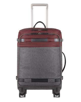 Pre-owned Piquadro Trolley Bv4320w80t Voyage Red