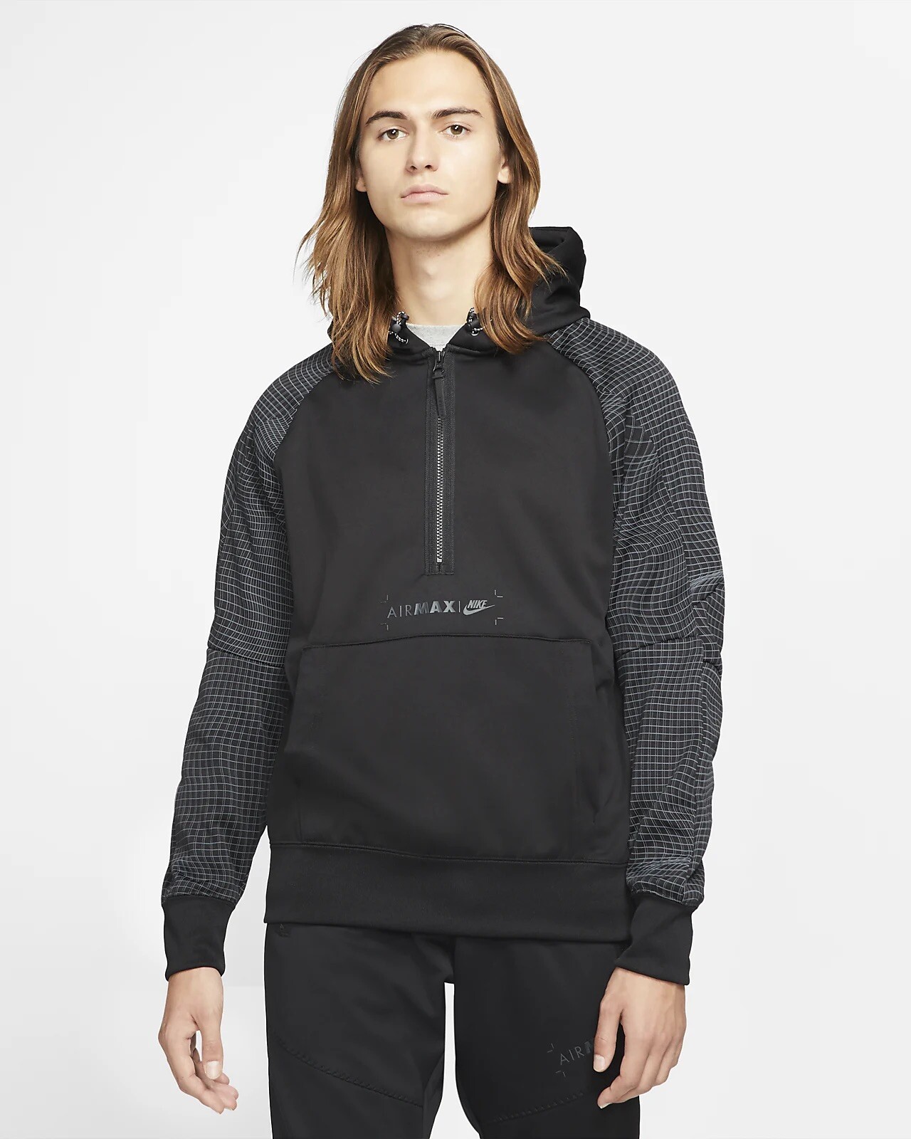 air max hoodie black