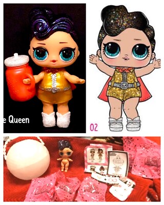 the queen glam glitter