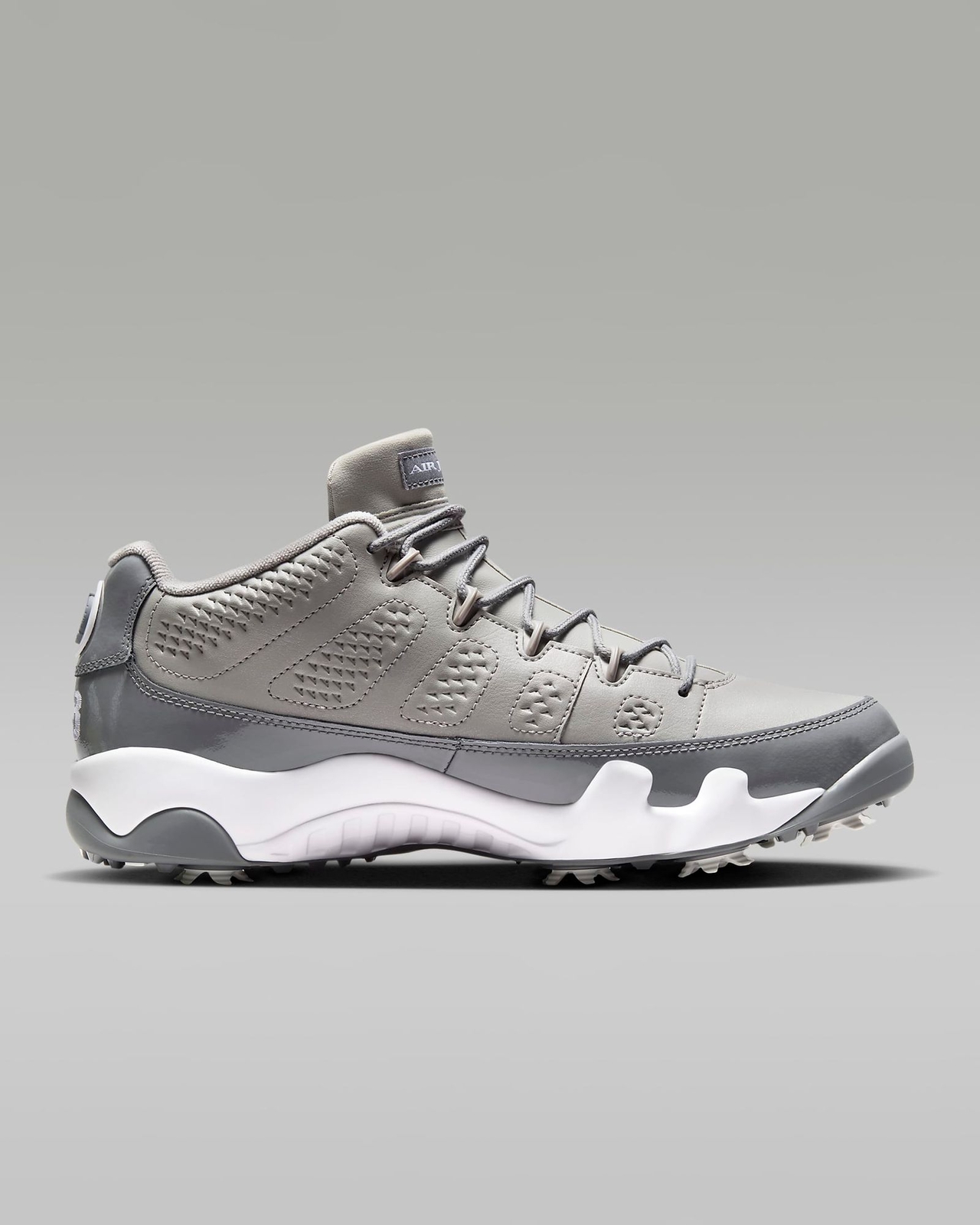 NIKE NIKE AIR JORDAN 9 IN MEDIUM GREY/ WHITE-COOL GREY 13 WITH BOX MENS