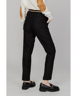 ALVIERO MARTINI PRIMA CLASSE ALVIERO MARTINI PRIMA CLASSE POLYESTER FRONT POCKET TROUSERS - PANTS - BLACK
