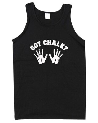 Got Chalk Men's Sleeveless Vest Funny Gymnast Gymnastics Sport Gym Tank Top 