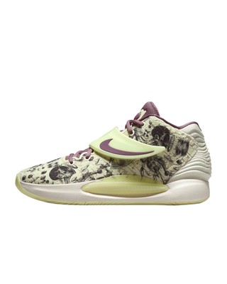 Мужские кроссовки Nike KD 14 Surrealism Lime Ice/Light Mulberry (CW3935 300)