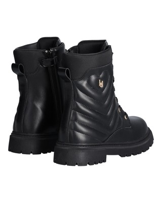 Pre-owned Liu •jo Boots Liu Jo Ankle Boot Faux Leather Black