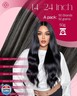 Moresoo Micro Beads Hair Extensions Human Hair Balayage Black with Silver Micro Link Hair Extensions Human Hair Long Straight Add Length and Volume 50G/50S 20 Inch
