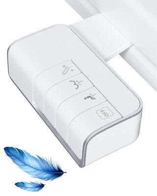 Bidet Fresh Water Spray Kit Non Electric Toilet Seat Attachment with Dual Nozzle