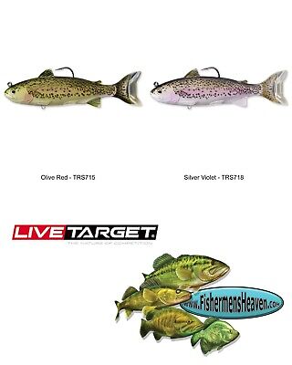 Live Target Trout Swimbait (TRS190MS) 7.5 Inch Pick Rainbow or Brown / Brook