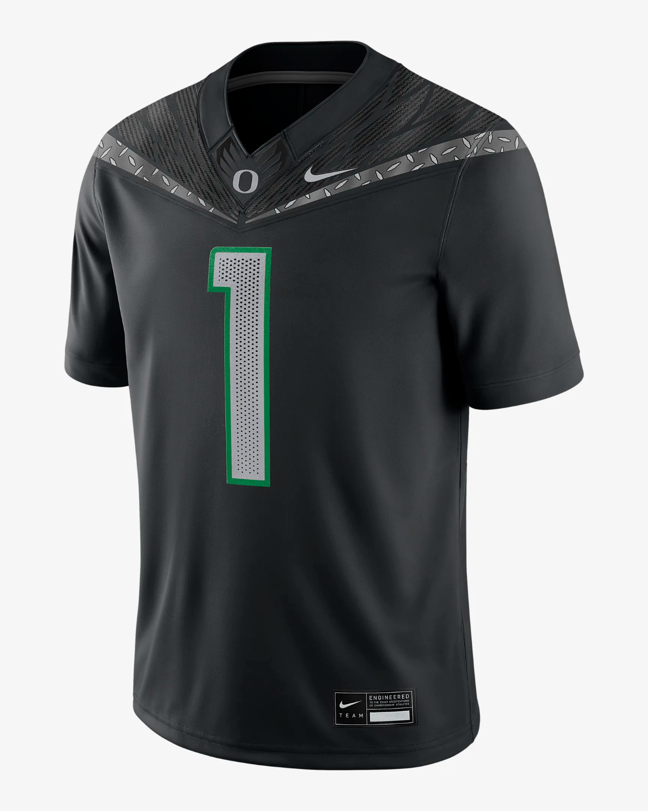 古着人気アイテム Wings DUCKS OREGON Black Nike NWT & Jersey #1 MEN'S Chrome ユニフォーム