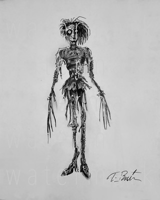 Tim Burton Edward Scissorhands signed 8x10 print photo autograph poster RP