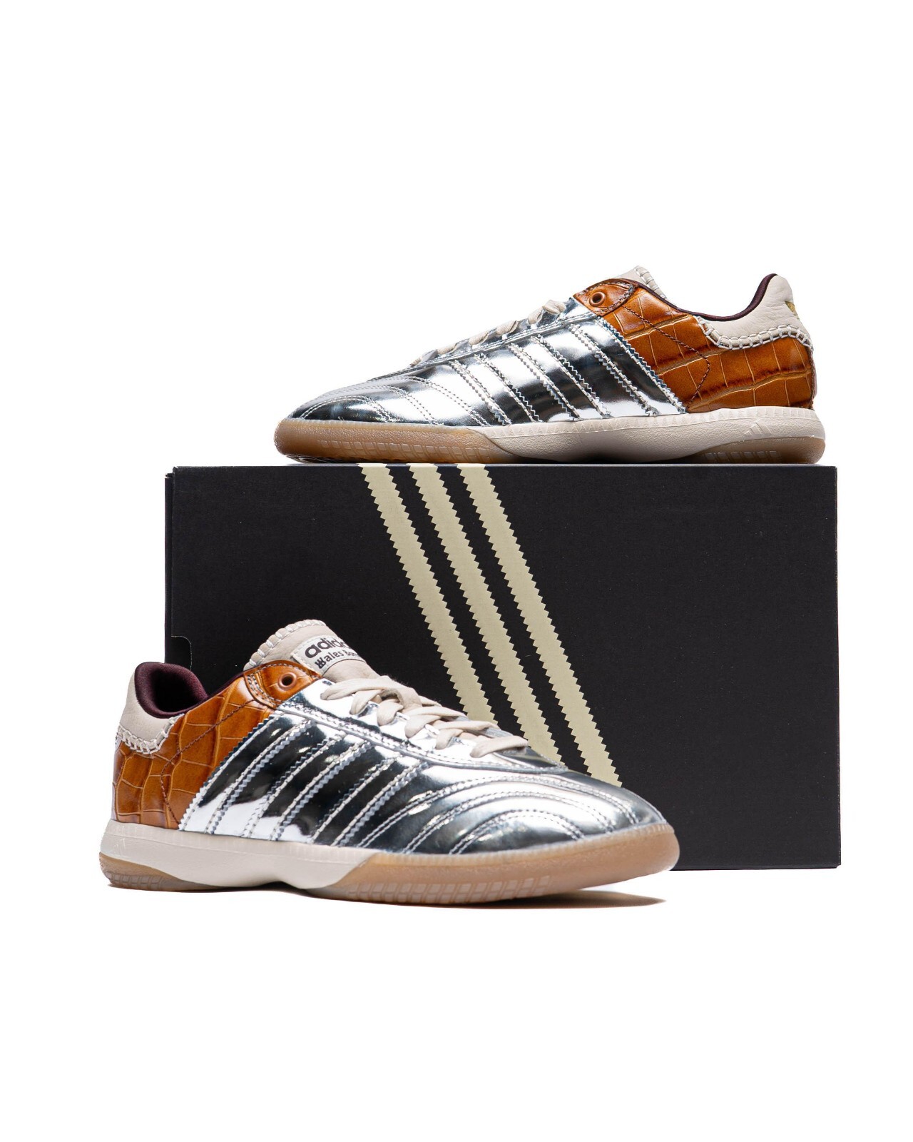 完売品　adidas Wales bonner smaba 26cm Adidas x Wales Bonner Samba Sneakers | Silver | FARFETCH