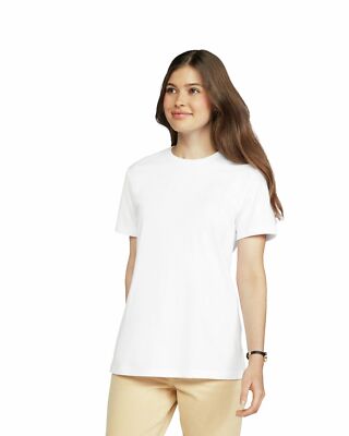 GD007CVC Gildan 67000L Softstyle Women's CVC T-Shirt Fitted Soft Cotton Tee