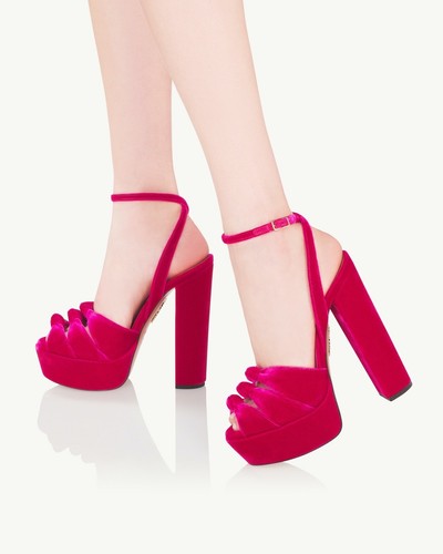 Aquazzura Mira Plateau 140mm platform sandals 38 $795 | eBay