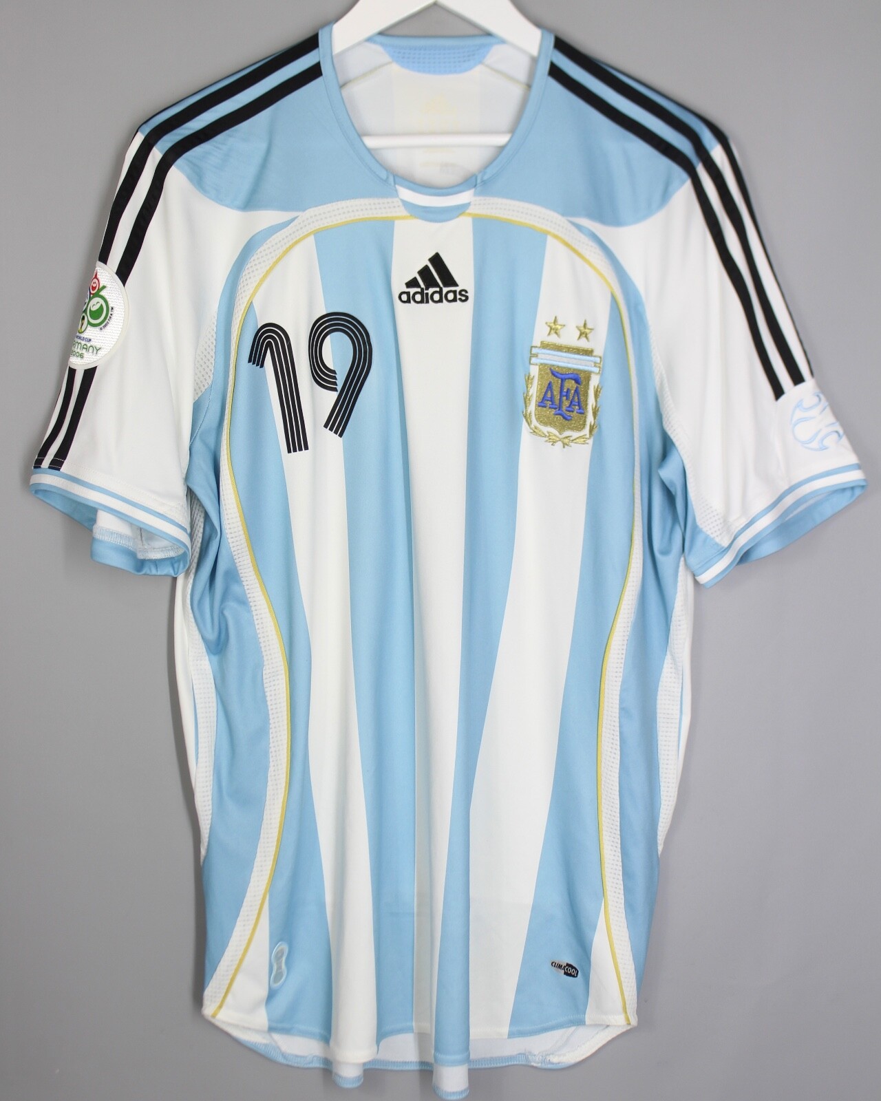 ARGENTINA NATIONAL TEAM 2006 2008 HOME FOOTBALL SHIRT JERSEY