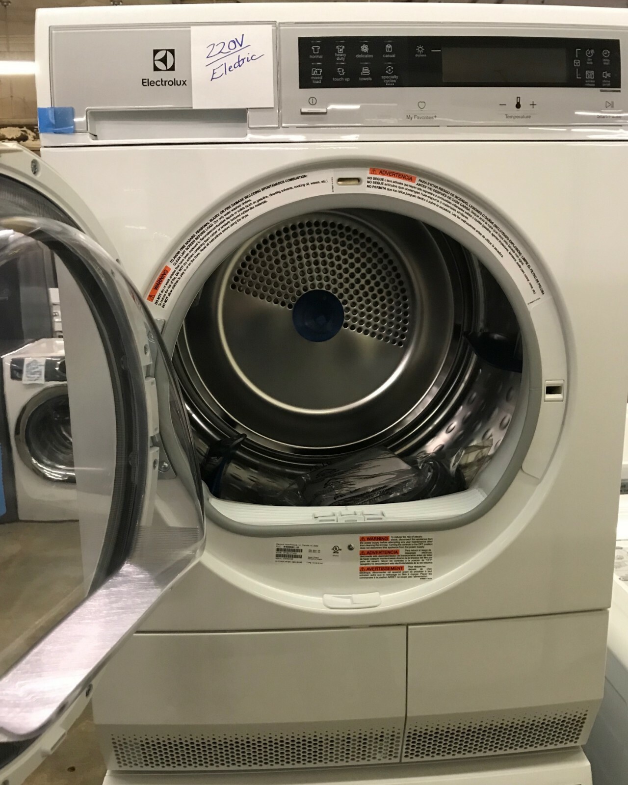 New Scratch/Dent Electrolux Compact Front Load Laundry Set- Electric Dryer