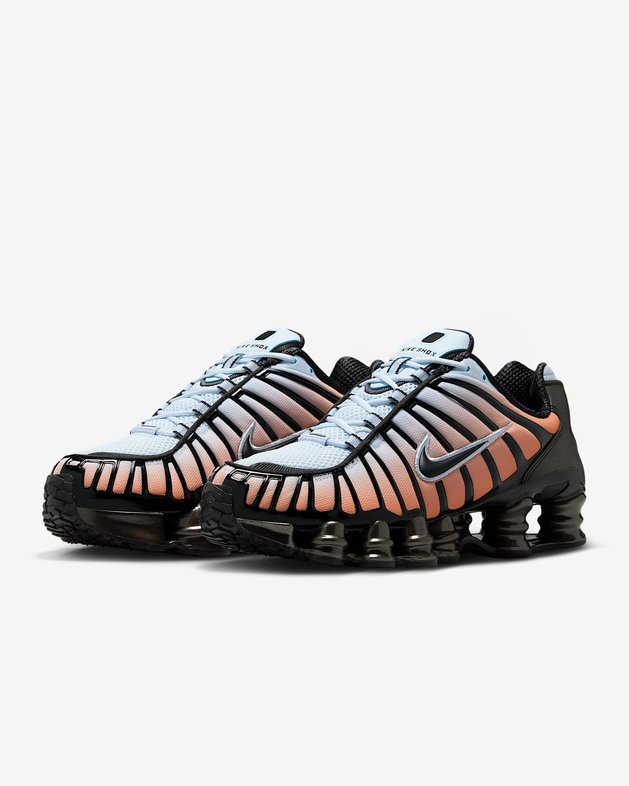 AR3566-401 Nike Shox TL Blue Tint Total Orange (Women's) | eBay