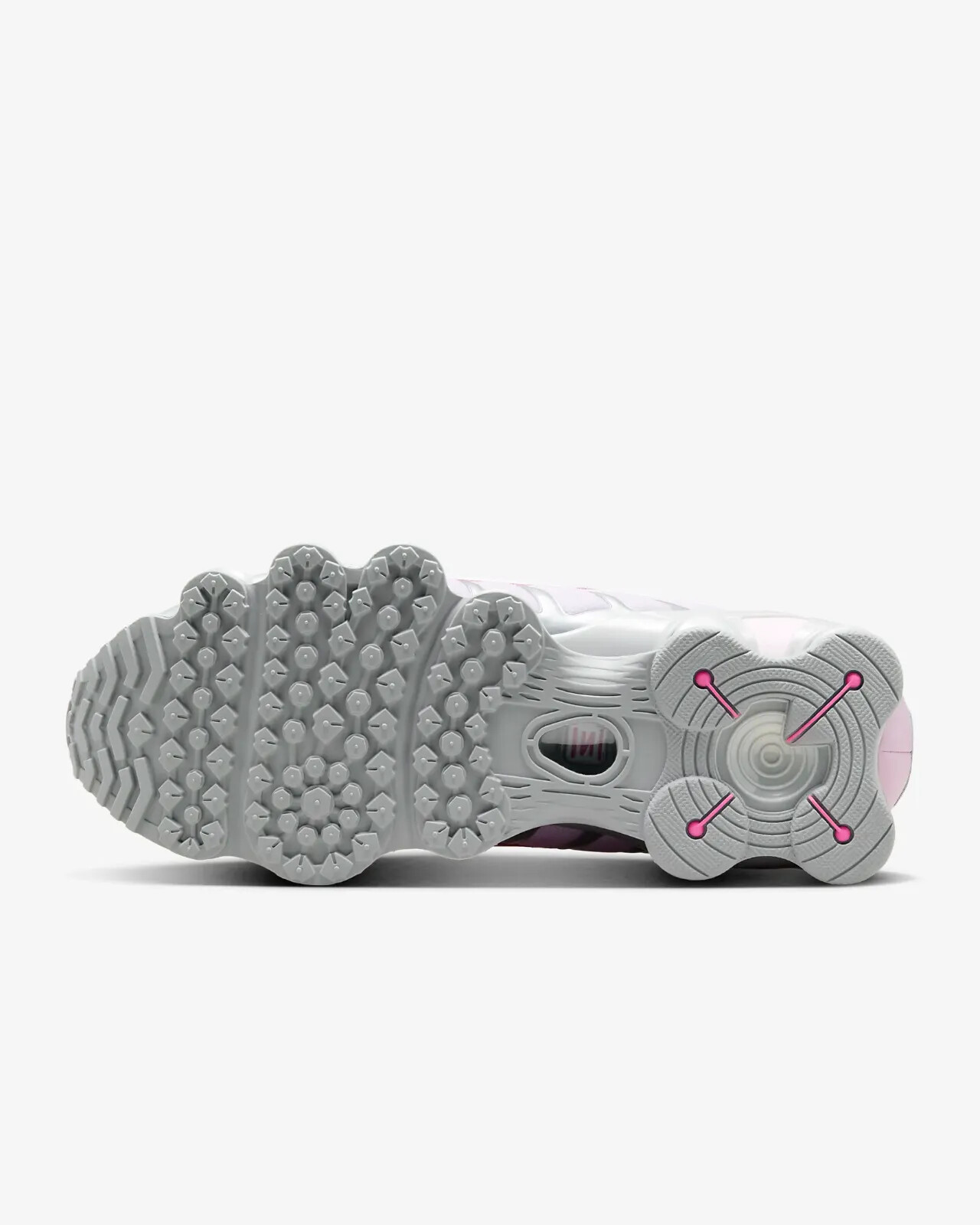 Pre-owned Nike Women's Shox Tl Shoes - Metallic Platinum/ Pink Foam (hv2520-001) In Silver