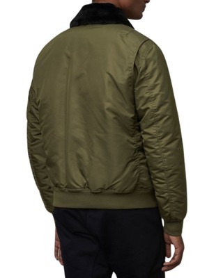 Pre-owned Blauer Jacket  Bomber Jacket Man Nylon Military Green
