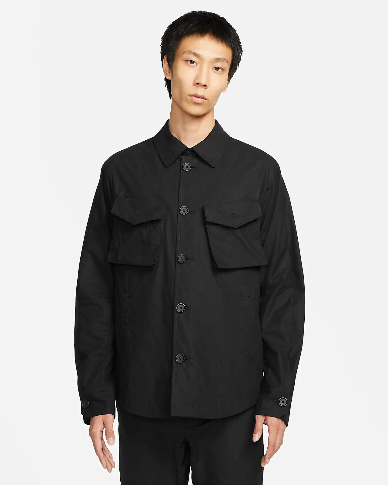 NWT Nike ESC Men's Shirt Jacket Black DH2898-010 Size XL NWT Nike ESC Men's Shirt Jacket Black DH2898-010 Size XL