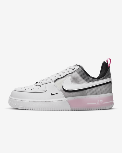 

Кроссовки NIKE Air Force 1 React DV0808-100 «Белый/Черный/Розовый Заклинание», White / black / pink spell, Nike Air Force 1