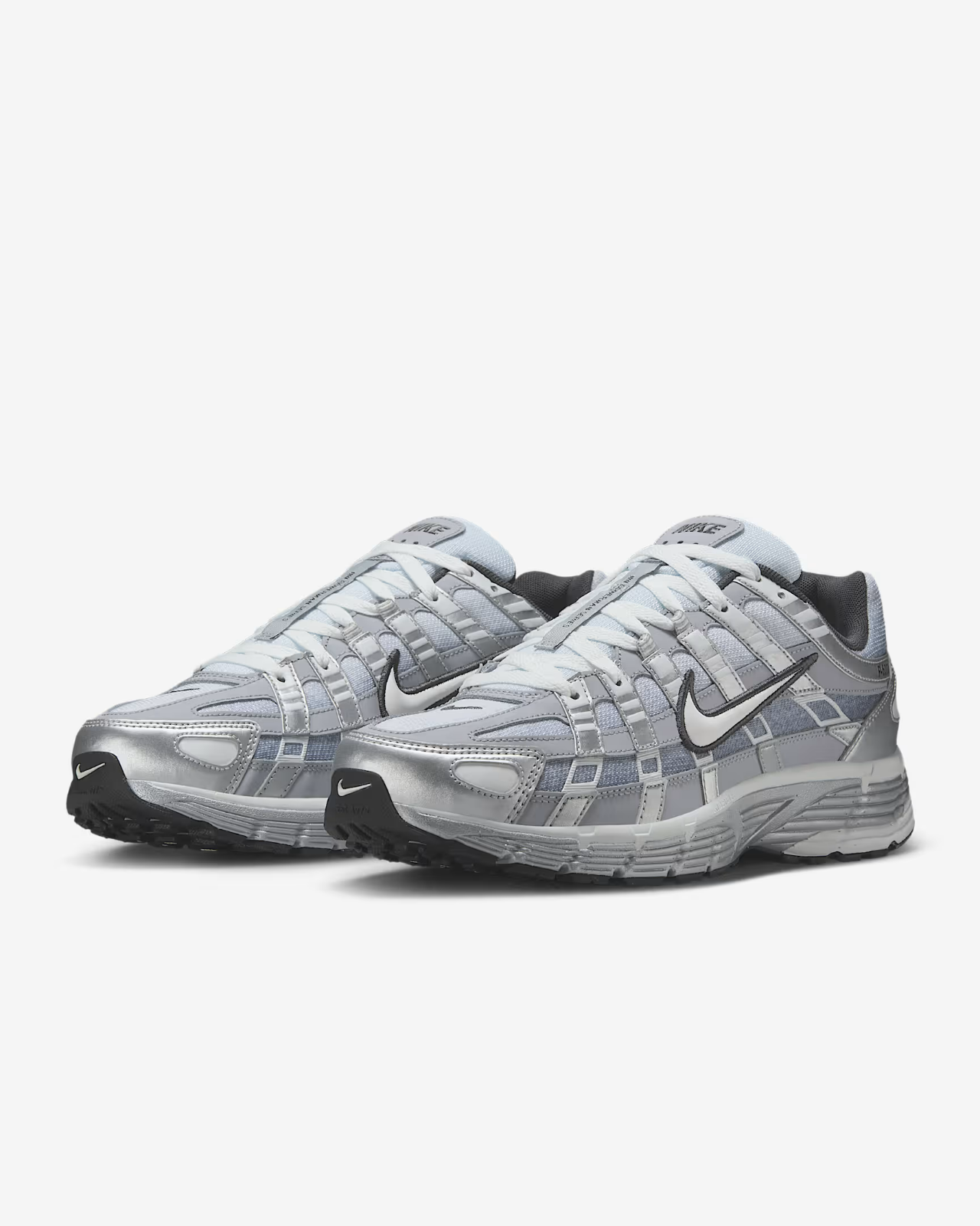 イカイ IH4465-095 Nike P-6000 Metallic Silver Wolf Grey Anthracite