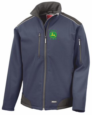 JOHN DEERE LOGO Embroidered personalised unisex softshell Result