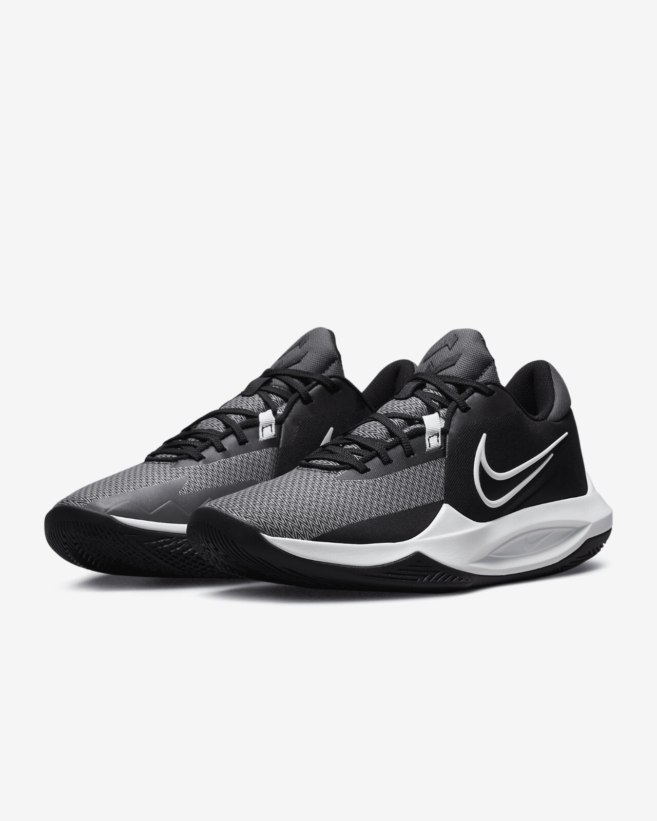 

Мужские баскетбольные кроссовки Nike PRECISION VI Black/White-Iron Grey-White DD9535-003, Nike Precision VI