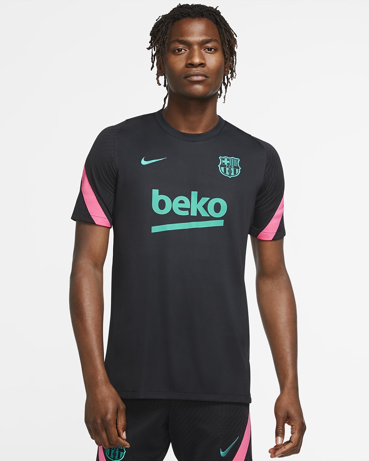 Barcelona Nike Training Shirt Top Breathe Strike Top '20-'21 Men's Large  CK9610: купить с доставкой из США, цена 7 942 руб - (274763514047)