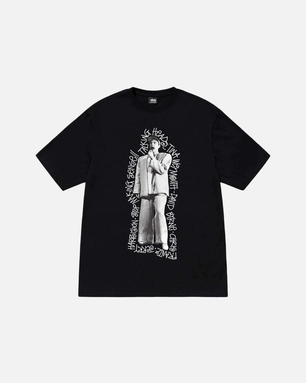 Stussy x TALKING HEADS STOP MAKING SENSE TEE BLACK | eBay