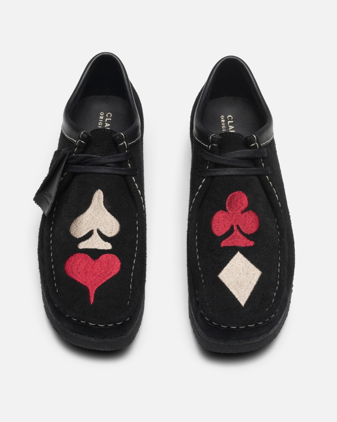 Pre-owned Clarks Stussy X  Originals Wallabee Black Suede Size Uk 4-13 Brand