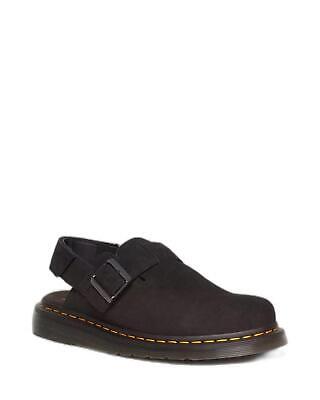 Pre-owned Dr. Martens' Dr. Martens Men's Leather Sandals With Buckle Fastening In Black